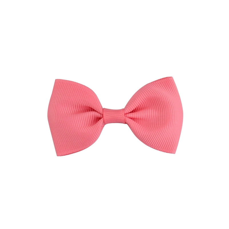 Solid Color Children’s Bow European Version Cute Hairpin Baby Hair Accessories Flat Head Bow Tie 643