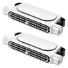 2Pcs Car Interior Rear Headrest Fan 3 Speeds Adjustable Car Interior Accessories