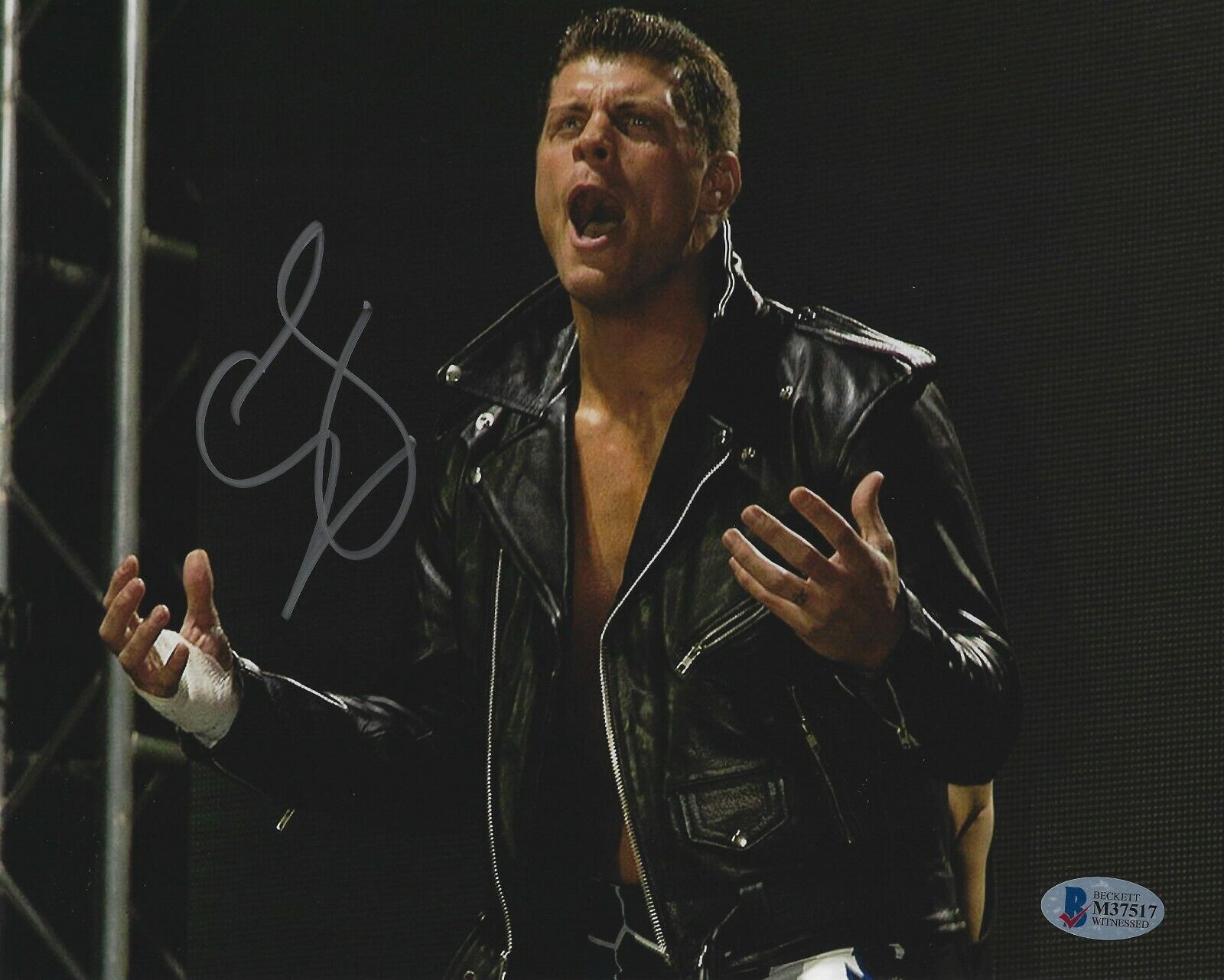 Cody Rhodes Signed 8x10 Photo Poster painting BAS COA New Japan Pro Wrestling WWE AEW All In 517