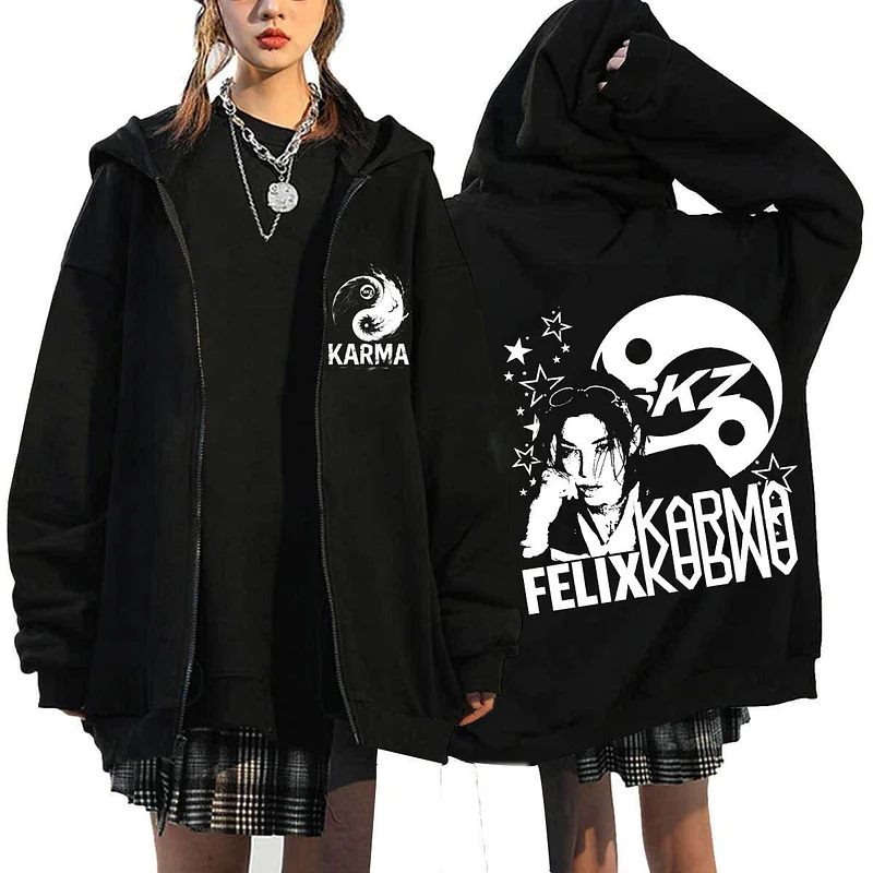 Stray Kids “DO IT” POP-UP STORE Zip Up Hoodie