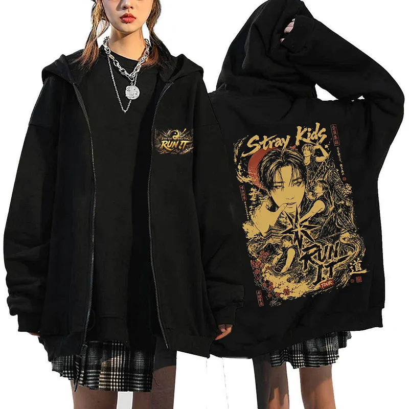 Stray Kids DominATE World Tour 2025 Hoodie – Unisex SKZ Printed