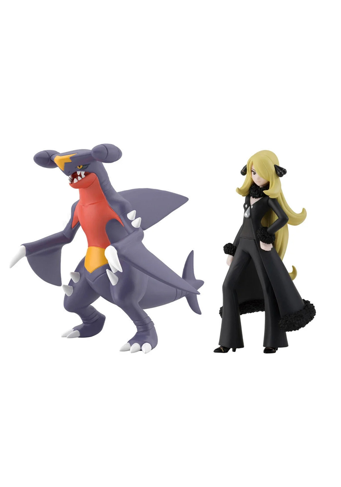 Pocket Monsters - Shirona & Gaburias - Bandai Shokugan - Candy Toy - Pok&eacute;mon Scale World - 1/20 (Bandai) [Shop Exclusive]-shopify