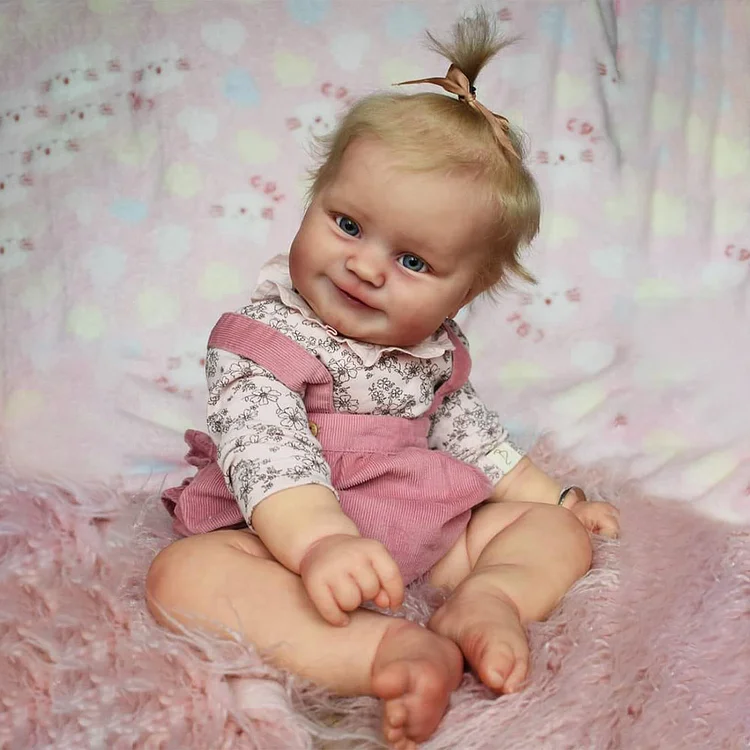  12"&16" Flexible Full Body Silicone Reborn Baby Doll Girl Yanhan with Blue Eyes - Reborndollsshop®-Reborndollsshop®