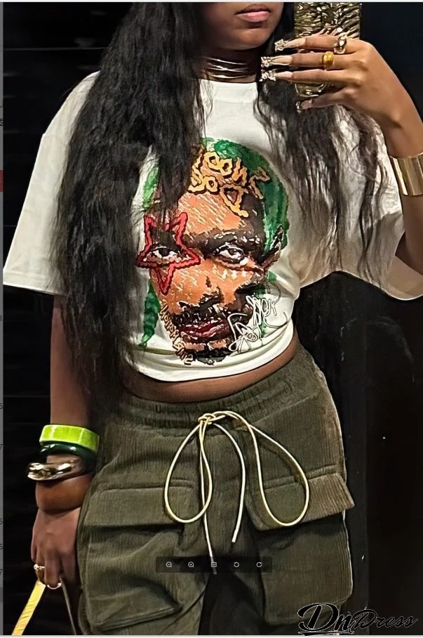 Women's Short Sleeve Print T-Shirt