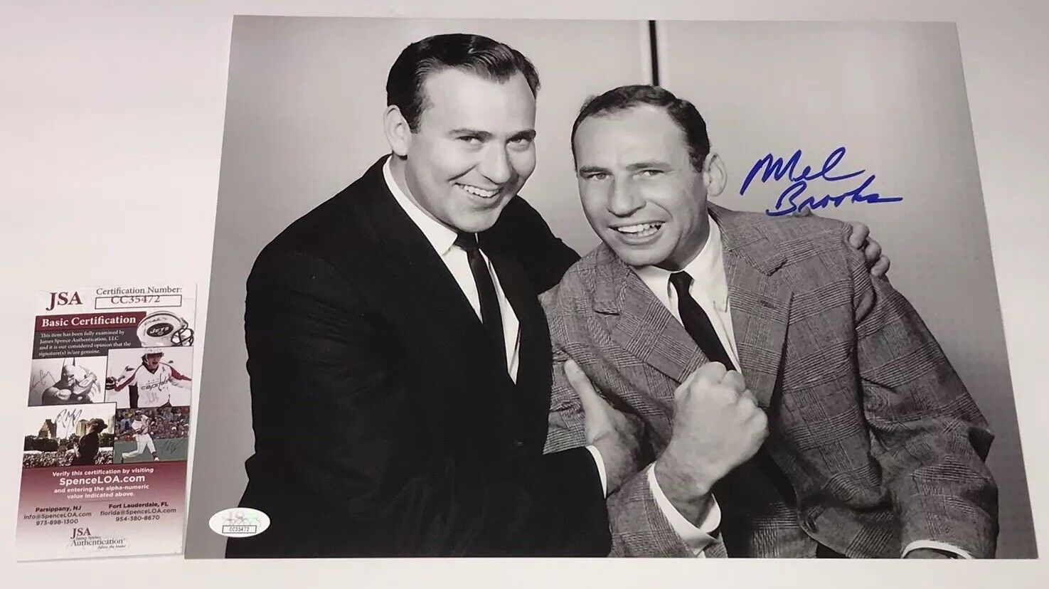 Mel Brooks TWO THOUSAND YEAR OLD MAN Signed 11x14 Photo Poster painting Autograph JSA COA