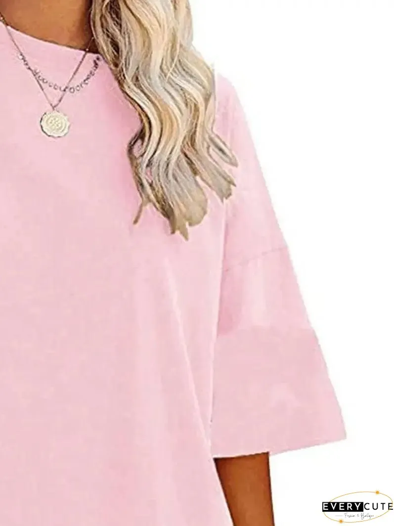 Loose Fit Casual Summer Tunic Top