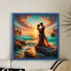 Beach Couple-11CT Stamped Cross Stitch 40*40cm/15.75*15.75in tapestrymarket