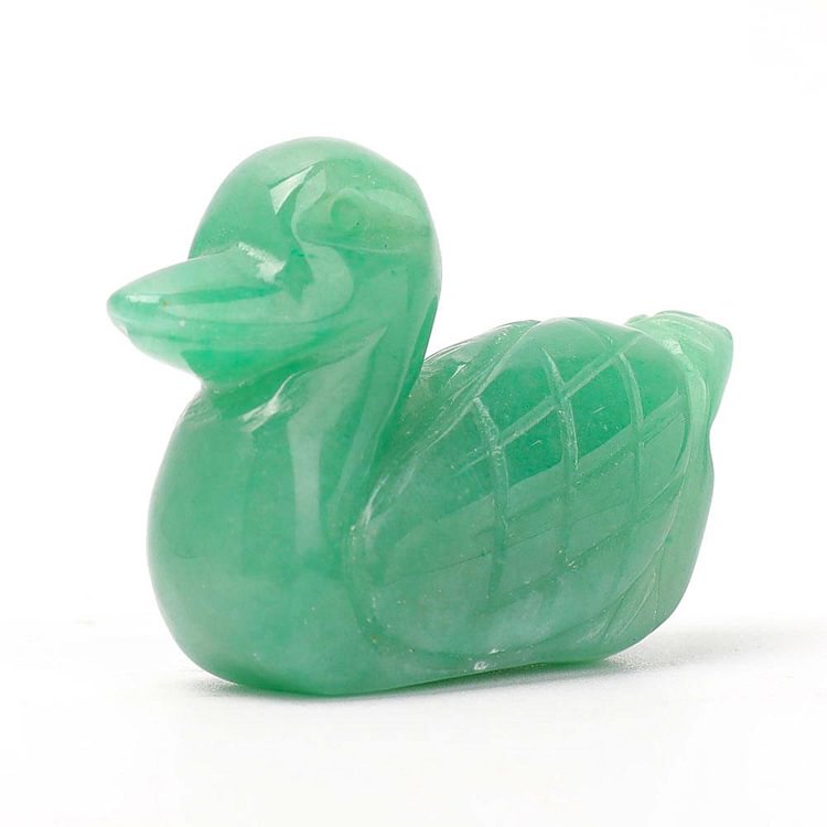 2" Aventurine Labradorite Duck Carvings Animal Bulk