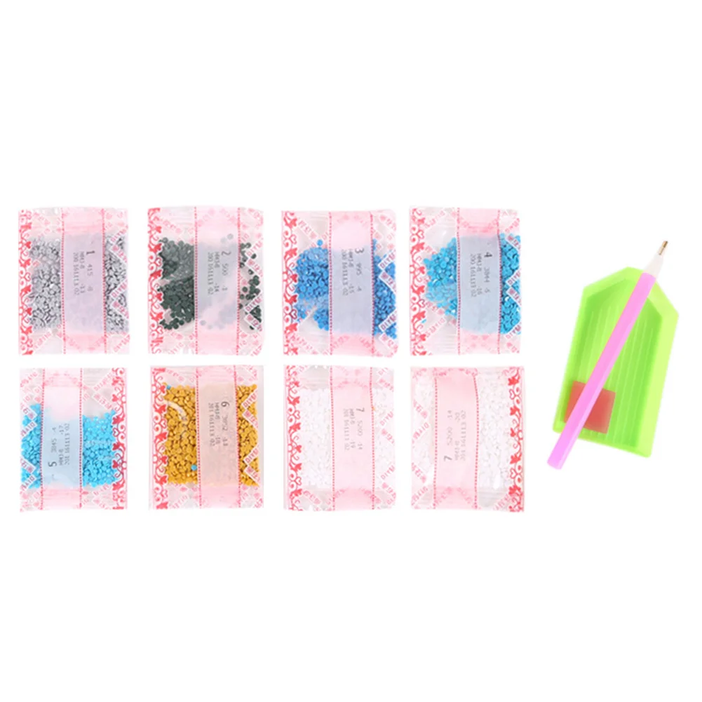 5D DIY Full Round Crystal Rhinestone Diamond Painting Sea Tuetle Kit Home Decor Art Craft For Kid(Canvas|15*15cm)【with Wooden Frame】