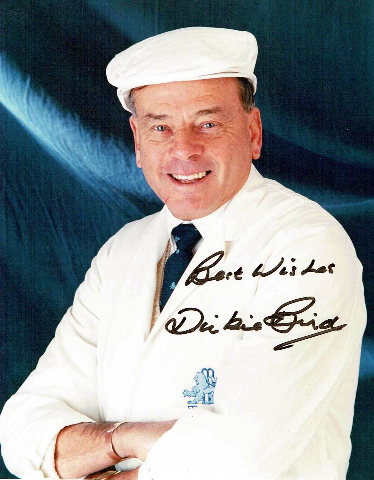 Dickie BIRD Signed Autograph 10x8 Photo Poster painting A AFTAL COA English Cricket Umpire