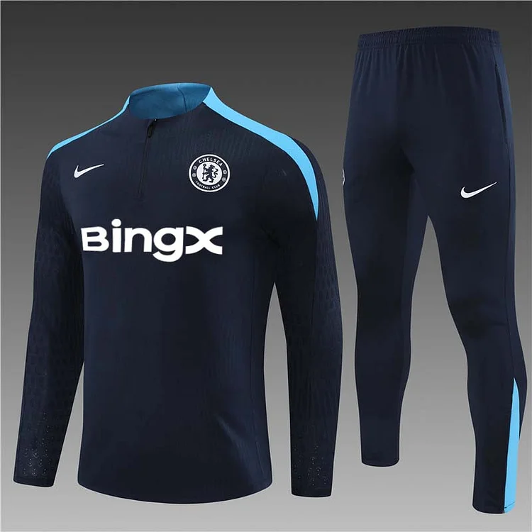 2024-25 Chelsea Royal Blue Half-zip Training Jersey