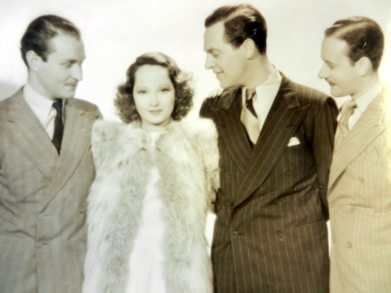 MERLE OBERON & FRIENDS Movie Film Publicity 8x10 Photo Poster painting Over The MOON 1939 ak702