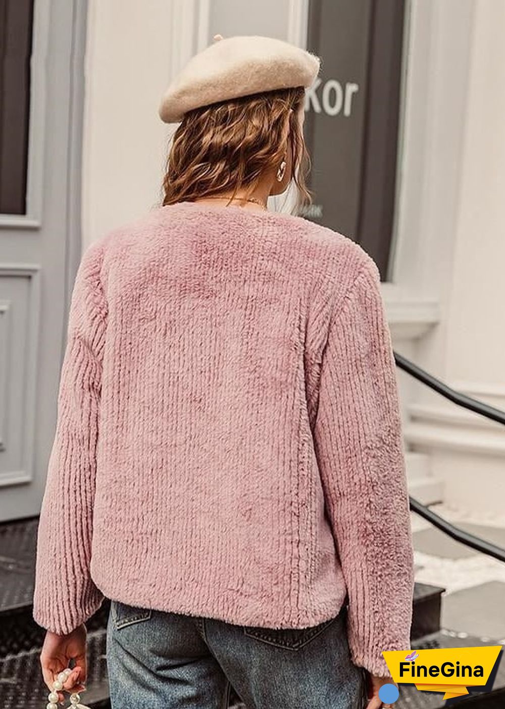 Boho Jacket Plaire Powder Pink