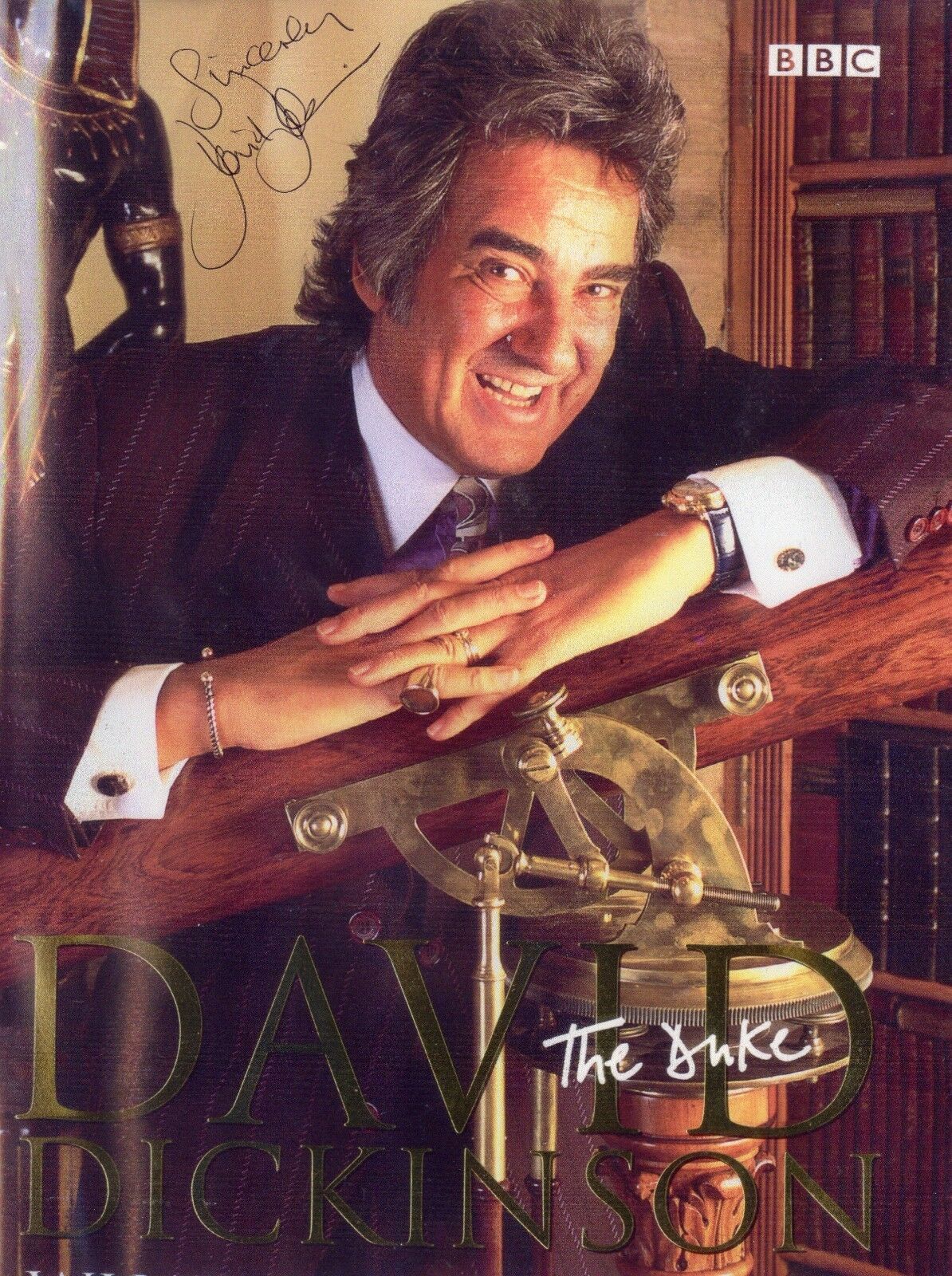 DAVID DICKINSON AUTOGRAPH ANTIQUES COLLECTIBLES