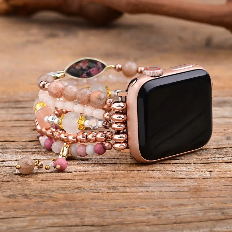 Olivenorma Pink Opal Apple Watch Bracelet