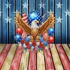 (US Only)Independence Day Eagle 2D Flat DIY Diamond Art Pendant Wall Decor for Home