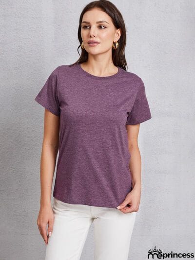 Round Neck Short Sleeve T-Shirt