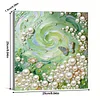 uk.everydayedeals DIY Pearl Painting With Frame - Handmade Self-Adhesive Pearls - Butterfly Vortex(30*30cm)