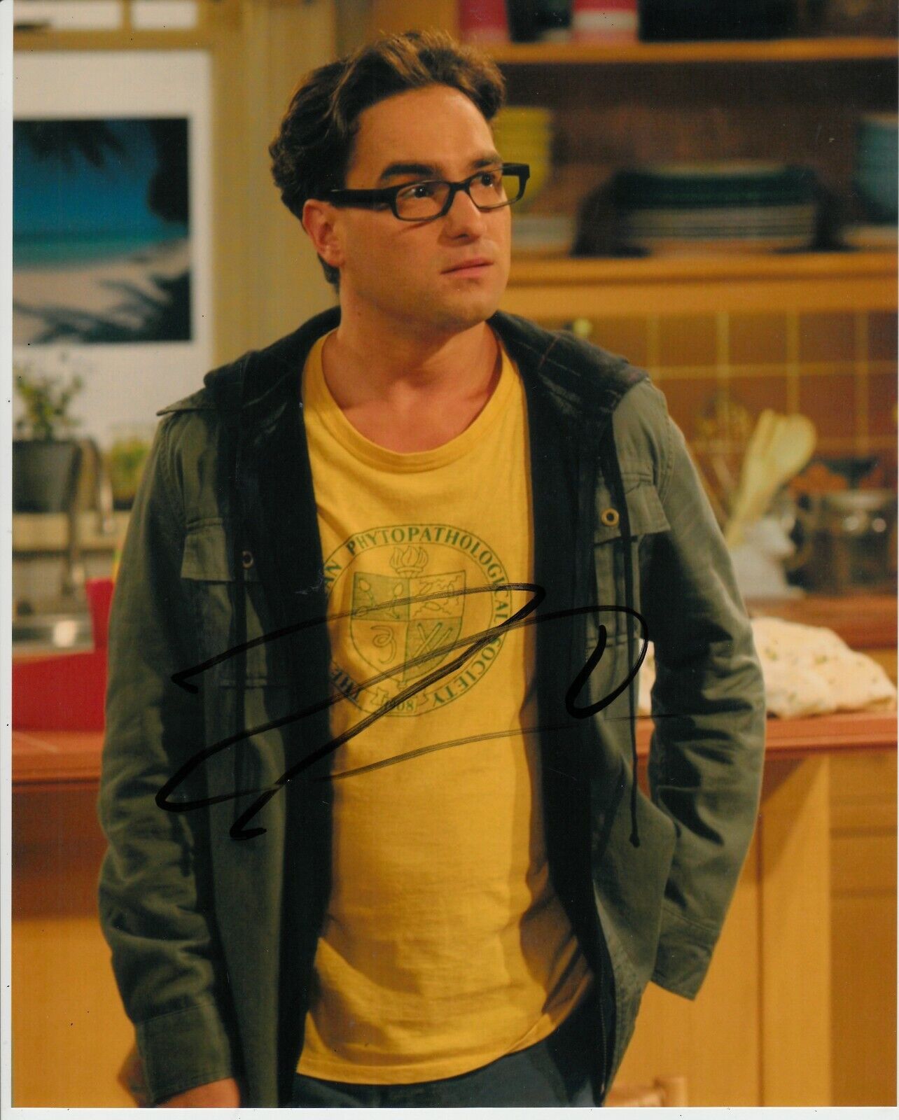 JOHNNY GALECKI SIGNED BIG BANG THEORY Photo Poster painting UACC REG 242 (4)