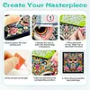 Diamond Painting-DIY Special Shaped Drill Rose Surrounded Mandala Owl with Frame(29x29cm)