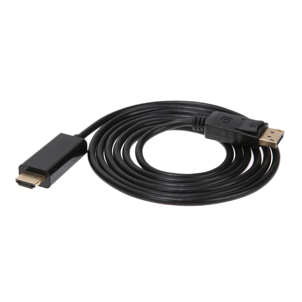 

1.8m DisplayPort Male to HDMI Male 1080P Video Converter Adapter Cable, 501 Original