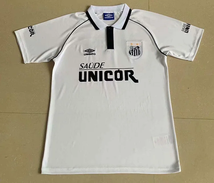 Retro Santos 1997 Home Football Jersey 