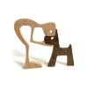 Amoureux des animaux - Ornements de table en bois sculpt&eacute;