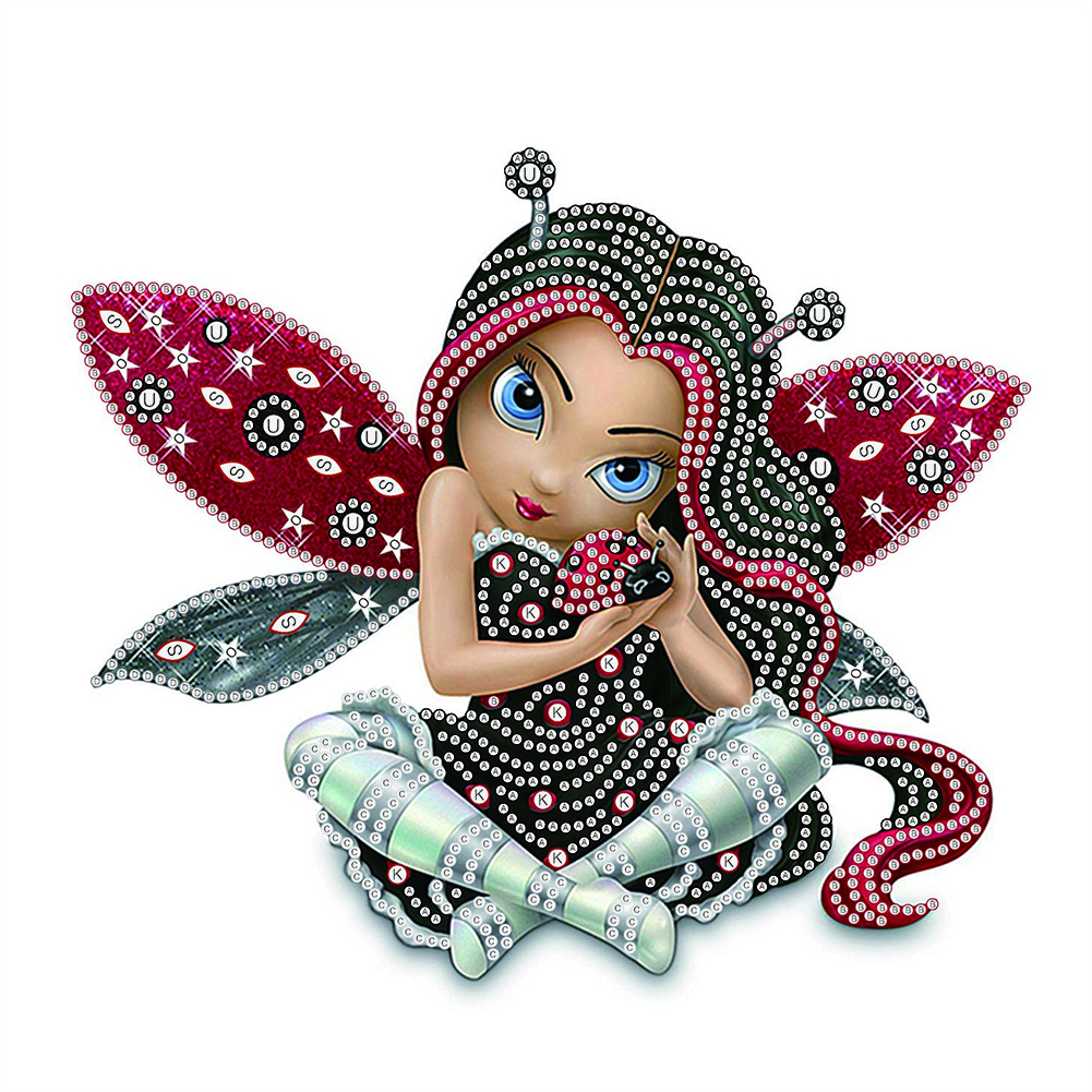 

Flower Fairy - Special Shaped Diamond Painting - 30*30CM, 501 Original