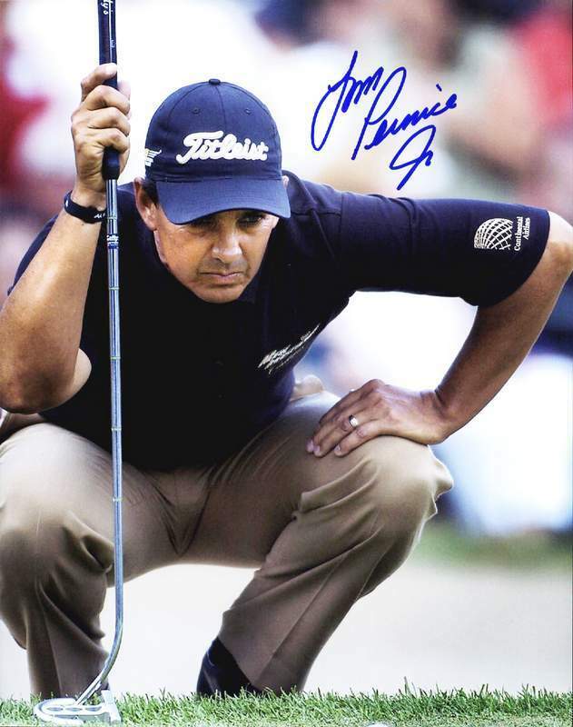 Tom Pernice Jr authentic signed PGA golf 8x10 Photo Poster painting W/Cert Autographed A0006