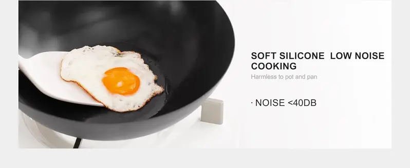 Product Introduction of OOU Magnetic Silicone Cooking Utensils Set with Wall Rack. 6 Pcs Kitchen Utensils Sets for Cooking with Stainless Steel Handle. Heat Resistant 446°F. Non-Scratch for Nonstick Cookware. BPA-Free 8