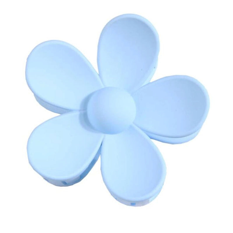 Women’s Sweet Korean Style Flower Plastic Stoving Varnish Hair Claws