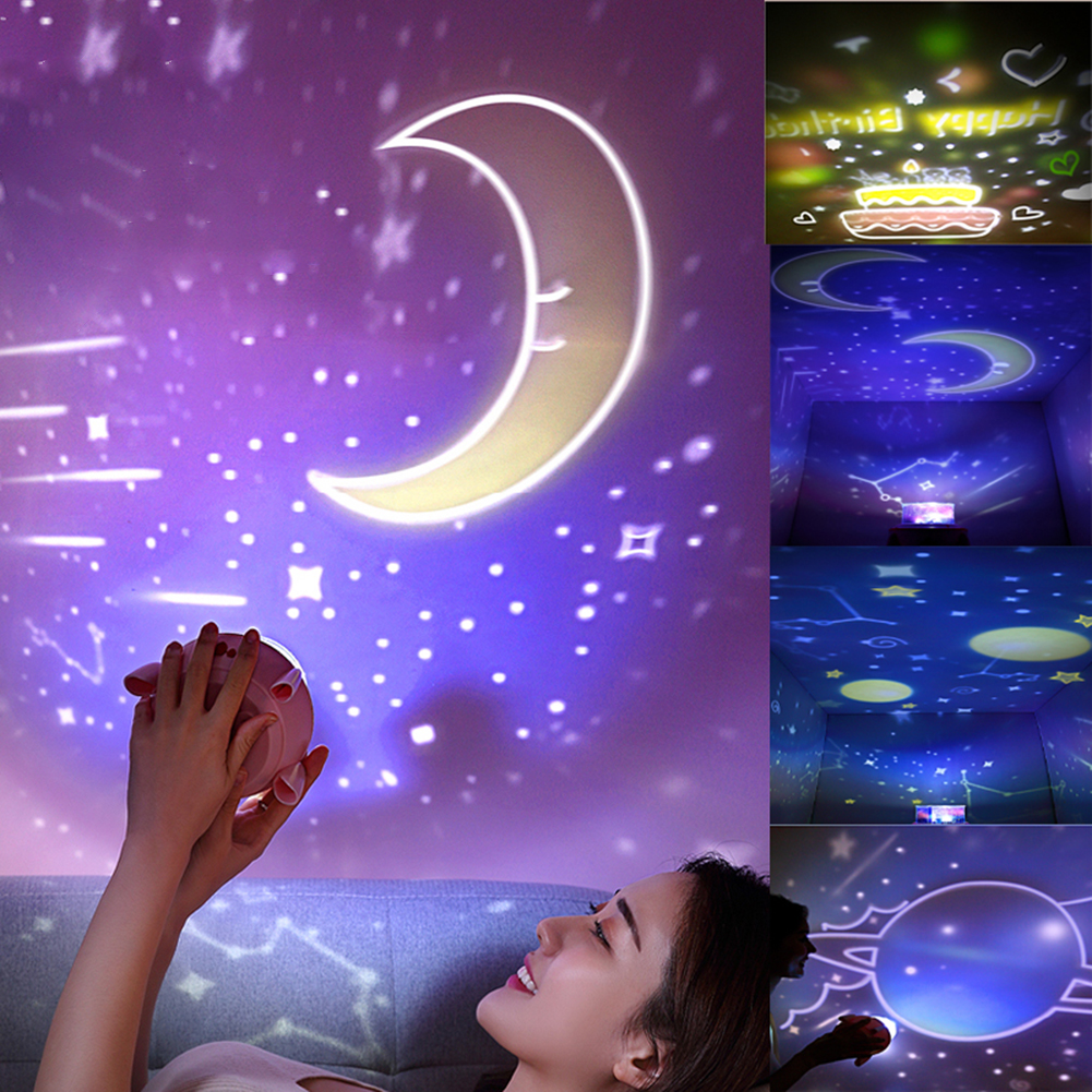 

Rocket LED USB With Remote Control-Bluetooth Laser Projector Night Light, 501 Original