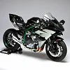 1/9 Motorcycle Assembly Model Building Kits for Kawasaki H2R Motorcycle Model kit (No glue, Color Separation )