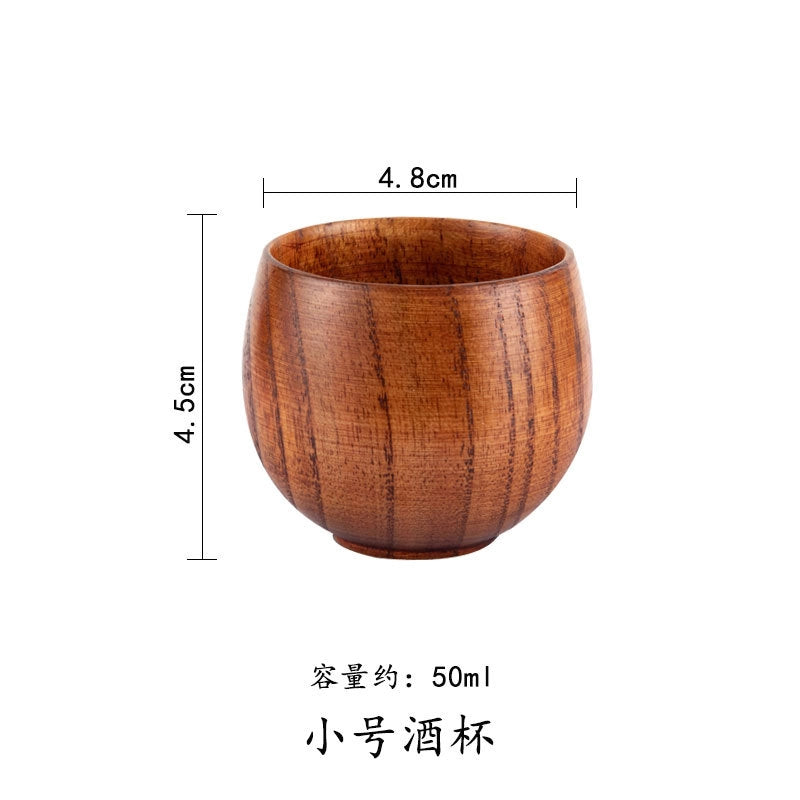 Casual Elegant Solid Color Wood Wine Glass 1 Piece