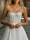 Shiny Strapless Condole Belt Maxi Dress