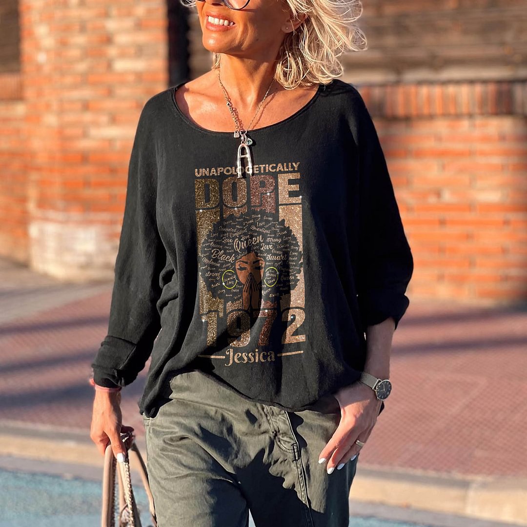 Unapologetically Dope 1972 Printed T-shirt