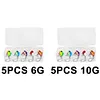 5Pcs Fishing Lures 6g 10g Rotating Metal Vib Vibration Bait Spinner Spoon Lure
