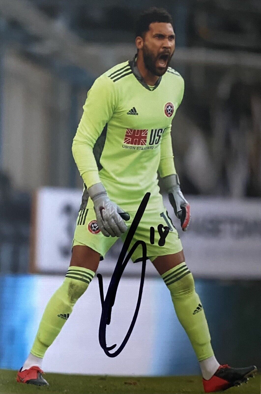 Wes Foderingham Genuine Hand Signed Sheffield United 6X4 Photo Poster painting