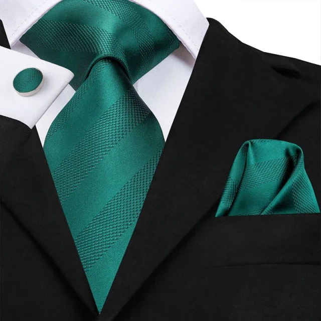 Business Tie for Men Silk Blue Tie Dots Necktie Set Plaid Cufflinks for Wedding Business Tie 150cm Hi-Tie SN-3529 Dropshipping
