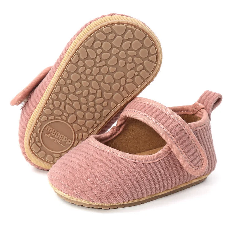 Baby Corduroy Velcro Shoes