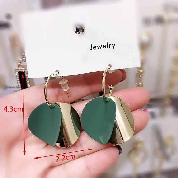 Green Color Hanging Earrinsg for Women Luxury Crystal Wedding Jewelry Imitation Pearl Drop Earrings new trend boucle oreille