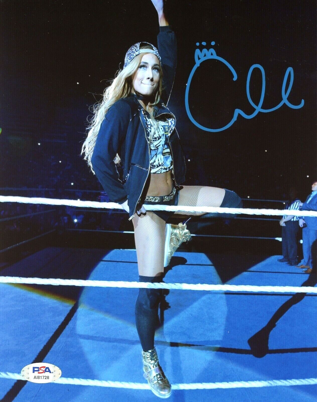 WWE CARMELLA HAND SIGNED AUTOGRAPHED 8X10 Photo Poster painting WITH PROOF AND PSA DNA COA 35