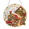 XMAS DIY Acrylic Special Shape Diamond Painting Hanging Pendant Hanging Kit