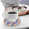 (US Local)[Upgrade]6pcs/set DIY Diamond Painting Waterproof Case Classic Mandala Coaster Gift Decor Set