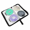 Portable Zipper DVD CD Holder 80pcs Capacity Portable Disc CD VCD DVD Carry Bag