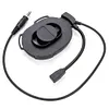 HD01 7.1 mm Earpiece Microphone Wakie Talkie Headset for Bowman Elite II