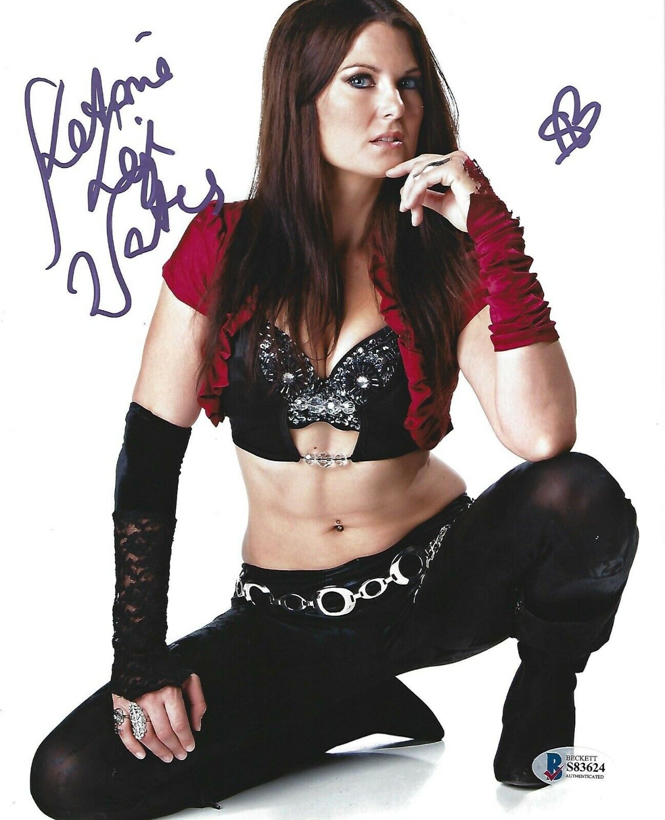 Katie Lea Burchill Winter Signed 8x10 Photo Poster painting BAS Beckett COA WWE TNA Autograph