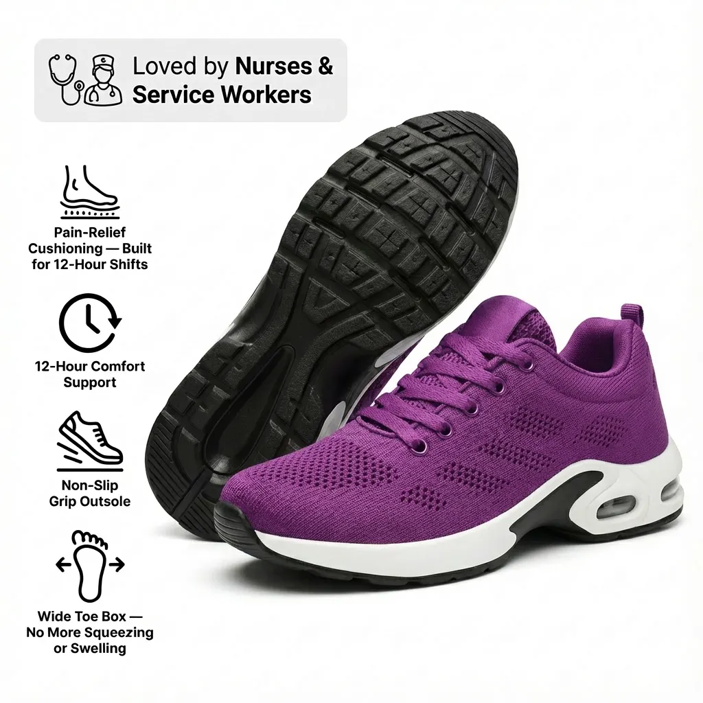Orthora&trade; Pro &ndash; 12-Hour Shift Shoes for All-Day Foot. Knee & Back Pain Relief 