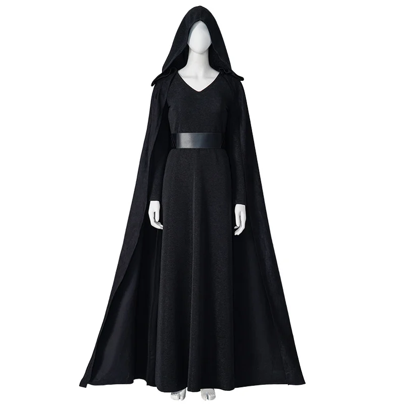 Star Wars The Rise of Skywalker Rey Black Cosplay Costume