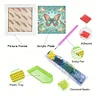 5D DIY Partial Special Shaped Drill Butterfly Diamond Painting Decor 19.2x19.2cm